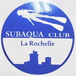 Autocollant_subaqua_la_rochelle_Club_plongée_hockeysubaquatique_Bleu_Blanc_Logoclub